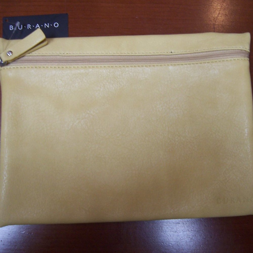 Burano Mustard Pouch  Size 105 x 8